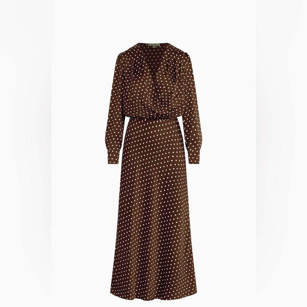 Favorite Daughter
The Nita Polka Dot Pleated Maxi Dress